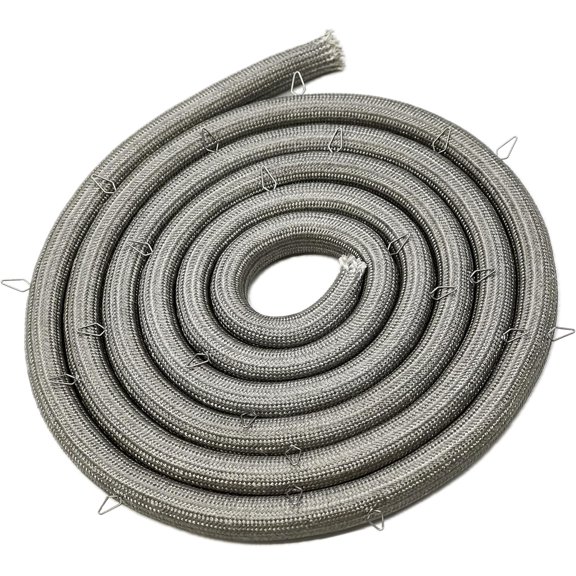 Whole Parts Range Oven Door Seal Gasket (Including 22 Mounting Clips) Part# WB32T10012 - Replacement and Compatible with Some GE Ranges or Ovens