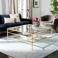 thumbnail image 3 of SAFAVIEH Couture Mieka Glam Metal Coffee Table, Gold, 3 of 5