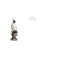 thumbnail image 1 of Escultura de resina de loro, figura decorativa de animal para interiores, adorno único para mesa, centro de mesa para escritorio, mesa, chime, 1 of 8