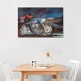 thumbnail image 6 of David Mann Motorcycle Art Gnghost Rider Prints Poster (32) Poster Cool Artworks Painting Wall Art Canvas Prints Hanging Picture Home Decor Posters Gift 11x17inch(28x43cm), 6 of 6