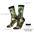 thumbnail image 4 of Lsque patrick’s day gnomes Printed Men's Crew Socks, Soft Durable Breathable Moisture-Wicking with Odor Control Cotton socks, 4 of 6