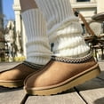 thumbnail image 3 of Pantuflas Botines Plataforma para Mujer en Cuero y Gamuza Metricfalcon, 3 of 6