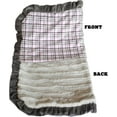 thumbnail image 3 of Dog, Puppy  Pet or Cat Sleepytime Cuddle Blankets, "Plaids" (Choose from: Pink, Blue or Aqua!), 3 of 8