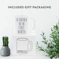 thumbnail image 4 of CTDream U.S. City 11oz. Coffee Mug Gift, I'd Rather Be in Fort Worth, Texas, 1-Pack, Long Distance College Going Away Study Abroad Birthday Christmas Gifts, 4 of 7