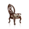thumbnail image 2 of Furniture of America Girna Floral Upholstered Dining Chair (Set of 2), 2 of 4