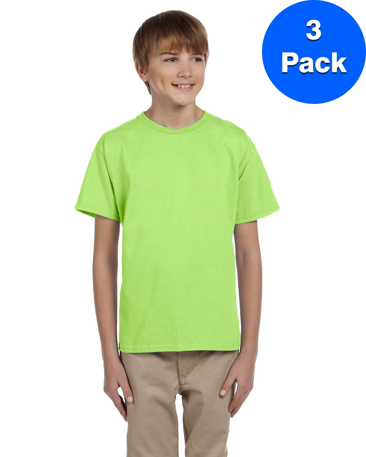 Boys 5 oz.Heavy Cotton HD T-Shirt 3931B (3 PACK)