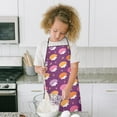 thumbnail image 4 of Cute Hedgehogs and Pioneer Flower Pattern Kids Aprons for Girls and Boys,Adjustable Neck Strap Toddler Aprons for Kids Cooking Baking, 4 of 5