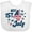 AA-White, variant on Inktastic My 1st 4th of July with Striped Stars Boys or Girls Baby Bib