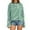 Green, variant on PMVFHDE Womens Striped Long Sleeve T Shirt Color Block Design Loose Fit Round Neck Comfortable Everyday Wear Top Pink,S