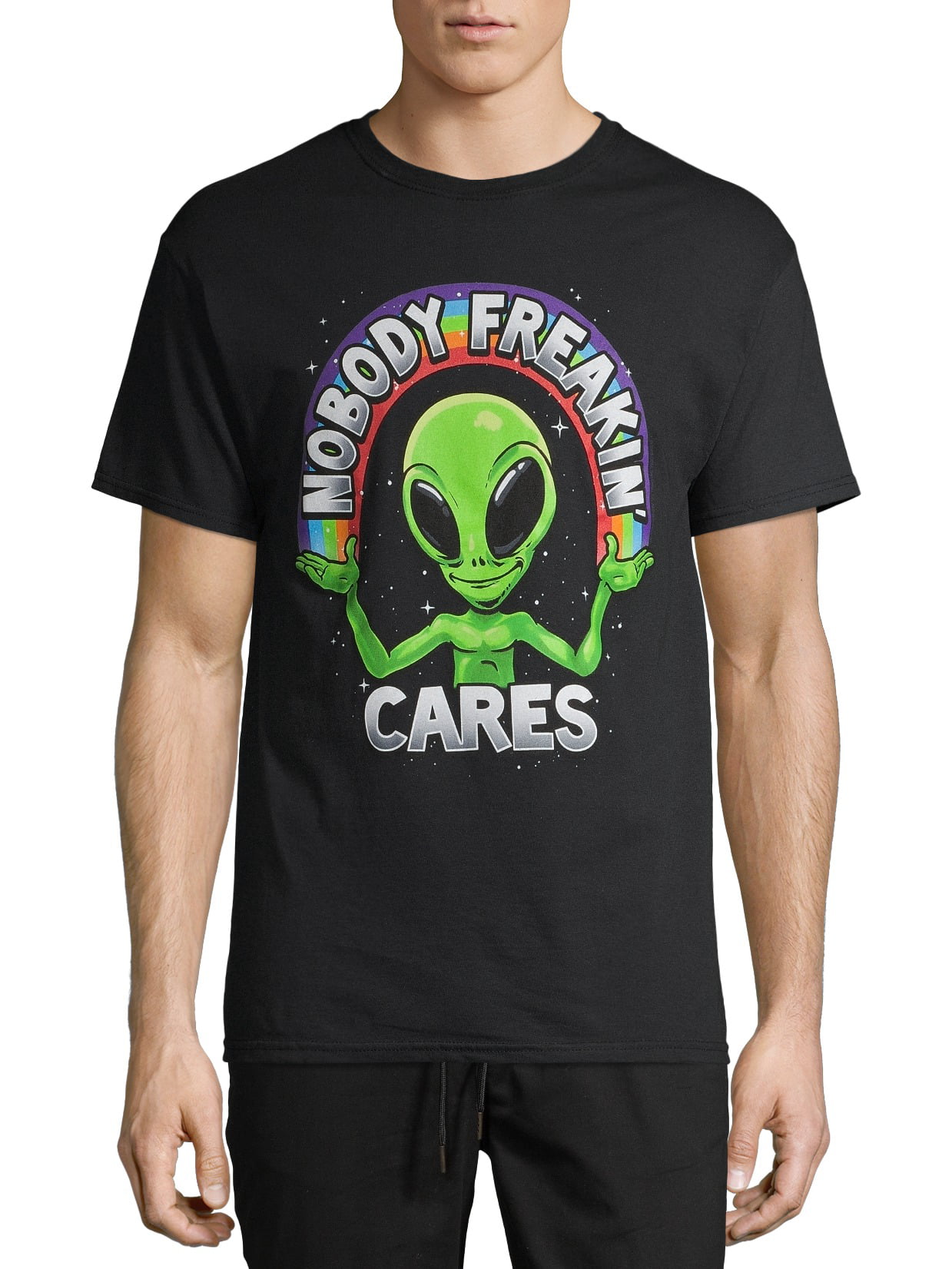 men's funny premium t-shirt Alien gamer 