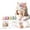 B, variant on Handmade Crochet Craft Set Animal Hood Hat DIY Crochet Kit All‑In‑One Handcraft Set for Beginner Crafters Adults Fall Winter Hand‑Making Hobby Project