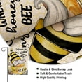 thumbnail image 6 of Home is Where My Honey Bumble Bee Gnome Decorative Garden Flag, House Yard Spring Summer Outside Decor, Outdoor Small Burlap Decoration Double Sided 12 x 18, 6 of 6
