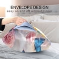 thumbnail image 3 of Ryvnso Satin Pillowcase Cats Butterfly Roses Pillow Cases Standard Size 40x20in, 3 of 6