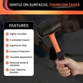 thumbnail image 4 of 25mm Small Rubber Mallet Hammer  Rubber Hammer with Non-Slip Grip and Dual Heads (Polyurethane & PVC) for Craft, Tile, Jewelry, and Furniture Assembly, 4 of 8