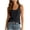 Black, variant on Asxite Womens Pajamas Casual Loose Breathable Sleeveless Crew Neck Solid Sleep Shirt