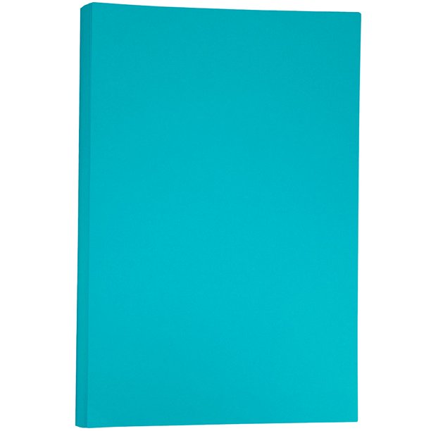 Jam Tabloid Paper 11x17 100pack 24lb Sea Blue 9873