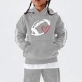 thumbnail image 5 of Girls Y2k Football Sweatshirt Cute Rugby Graphic Hoodies Pullover Football Season Long Sleeve Oversized Tops with Pockets, 5 of 7