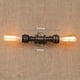 thumbnail image 1 of Lámpara de pared industrial retro vintage hierro óxido lámparas de tubería de agua e27 loft luz plateada iluminación interior hogar dormitorio restaurante deco - Oro Kuyhfg Bienvenido a Kuyhfg, 1 of 5