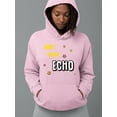 thumbnail image 2 of Don't Be An Echo  Hoodie Women -Image by Shutterstock, Female 5X-Large, 2 of 4