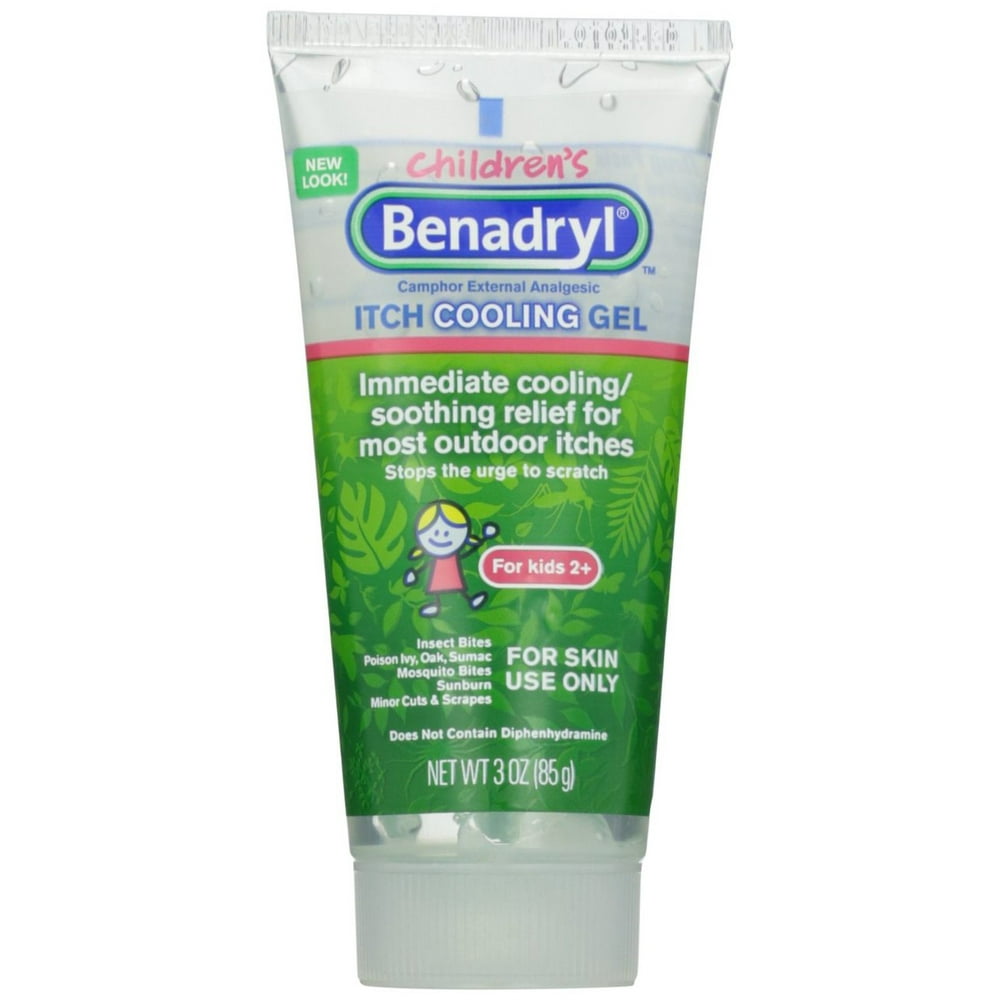 24 PACKS Benadryl, AntiItch Cooling Gel For Kids, 3 Ounce Walmart