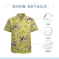thumbnail image 7 of High Quality Hawaiian Shirts for Men Short Sleeve Aloha Beach Shirt Floral Summer Casual Button Down Shirts Blouses 4I2T89, 7 of 7
