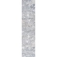 thumbnail image 6 of JONATHAN Y SILK ORCHID 2 x 10 Runner Rug, Swirl Marbled Abstract - Gray/Blue, SOR203B-210, 6 of 8