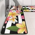 thumbnail image 2 of Kitchen Rugs Sets Of 2,Pioneer Flower Floral Print Pattern Anti Fatigue Kitchen Mat Rugs Non Slip Washable,Decorative Kitchen Floor Mats for Kitchen,Sink,Laundry,17"x47"+17"x47", 2 of 5