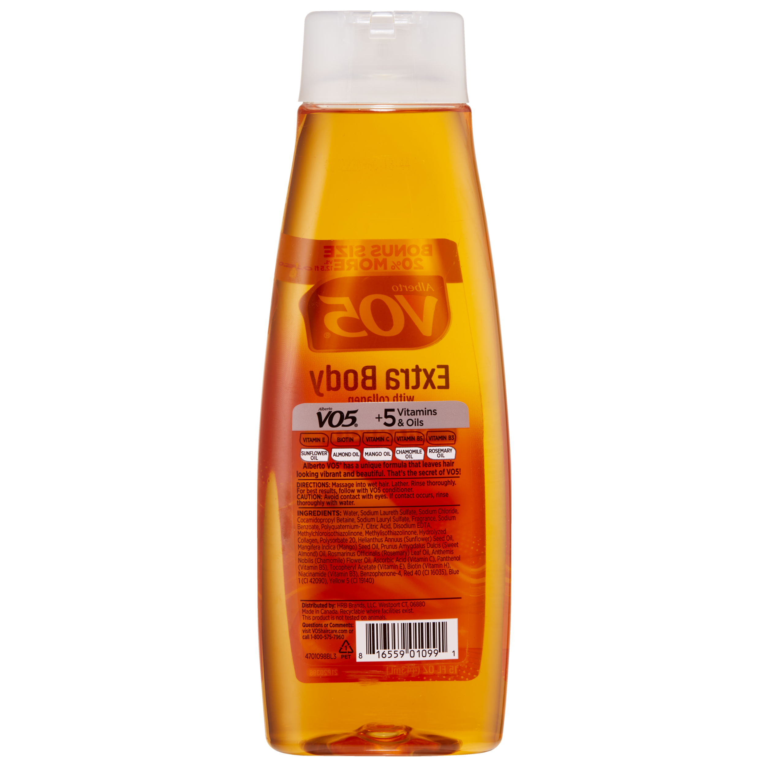 Alberto VO5 Extra Body Hair Shampoo, with Collagen, for Fullness and Volume, 15 fl oz - image 2 of 7