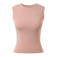 thumbnail image 6 of Women's Casual Sleeveless Tank Tops With Built In Bra Round Neck For Summer Outdoor Music Festival And Daily Wear, 6 of 9
