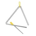 thumbnail image 1 of Musical Steel Triangle Percussion Instrument with Striker and Mallet Holder Gift for Kids to Learn and Enjoy Fun, 1 of 7