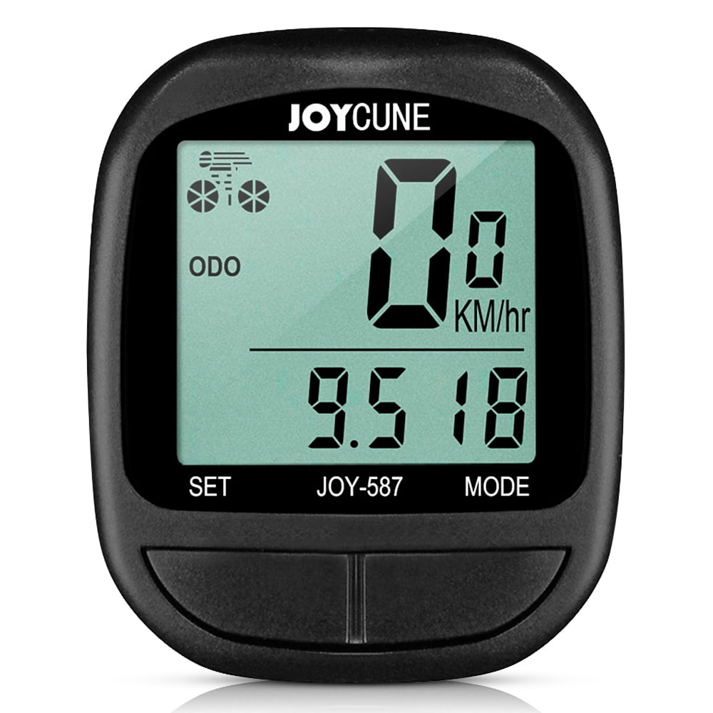 LCD Waterproof Speedometer Bike Odometer Speed Cycling Bicycle Stopwatch Set 