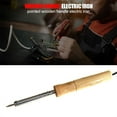 thumbnail image 5 of 220V Adjustable Temperature Electric Solder Iron 30W/40W/60W/80W/100W Wood Handle Mini Soldering Iron Rework Station EU Plug, 5 of 6