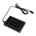 thumbnail image 3 of Teclado numérico mecánico con cable, 21 teclas, interruptor azul, LED de Color, USB, teclado numérico portátil K21 para ordenador portátil y PC, 3 of 14