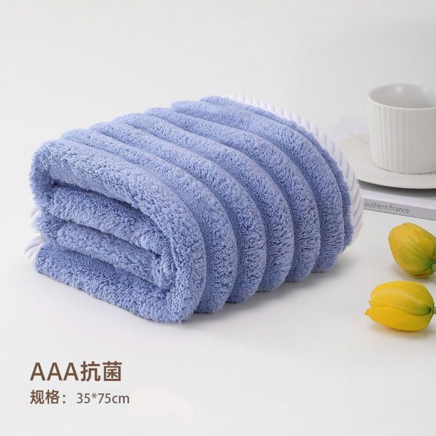 Nvzi 3 toallas de baño de algodón suave, súper suave, altamente absorbente, para ducha, piscina, toalla de mano de vellón coral de 13,78 x 29,53 pulgadas (rosa)