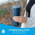 thumbnail image 6 of GROSCHE JASPER Insulated Tumbler with Straw - 23oz, Mountain Blue, 6 of 6