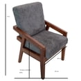 thumbnail image 4 of Silla Artica Home Sweet Home con doble respaldo tapizado en velvet 100% Madera, 4 of 4