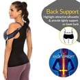 thumbnail image 2 of Corsé De Sudor Mujeres Sauna Sudor Chaleco Entrenamiento Compresión Cremallera Corsé Fitness Adelgazamiento Chaleco qarigey OD014493-01, 2 of 6