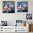 thumbnail image 4 of Designart "Frosty Winter Apple Orchard in Pink I" Landscapes Framed Wall Art Decor - Traditional Pink Winter Landscape Entryway Framed Wall Art Print, 4 of 6