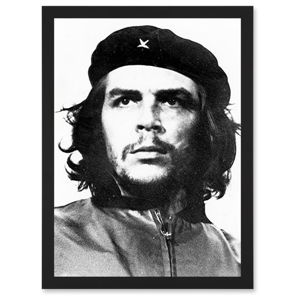 Revolutionary Che Guevara Photo Iconic Korda Portrait A4 Artwork Framed Wall Art Print