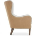 thumbnail image 4 of Tommy Hilfiger Warner Wingback Chair in Two-Toned Beige, 4 of 13