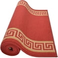 thumbnail image 4 of Custom Runner Meander Roll Runner 26 Inch Wide x Your Length Size Choice Slip Skid Resistant Rubber Back 3 Color Options (Red, 23 ft x 26 in), 4 of 9