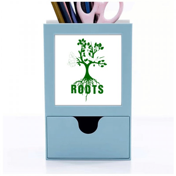 Flag Root Faly Pakistan Desk Supplies Organizer Pen Holder Card