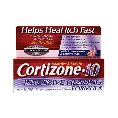 Cortizone10 Creme Intensive Healing Formula Helps Heal Itch Fast 2 oz