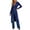 Blue, variant on Womens Long Cardigan Lightweight Trendy V Neck Open Front Button down Summer Fashion Cardigans