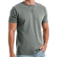 thumbnail image 4 of Mens T-Shirts Short Sleeve Cotton UPF 50+ Lightweight Moisture Wicking Casual Crew Neck Basic Tee Shirts Big and Tall Size M-4XL Gray, 4 of 6