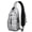 Grey-10, variant on Vintage Sand and Ocean Nautical Sling Backpack with Starfish and Seahorse Print, Lightweight Crossbody Daypack, Adjustable Strap, Multiple Compartments for Outdoor and Beach Use