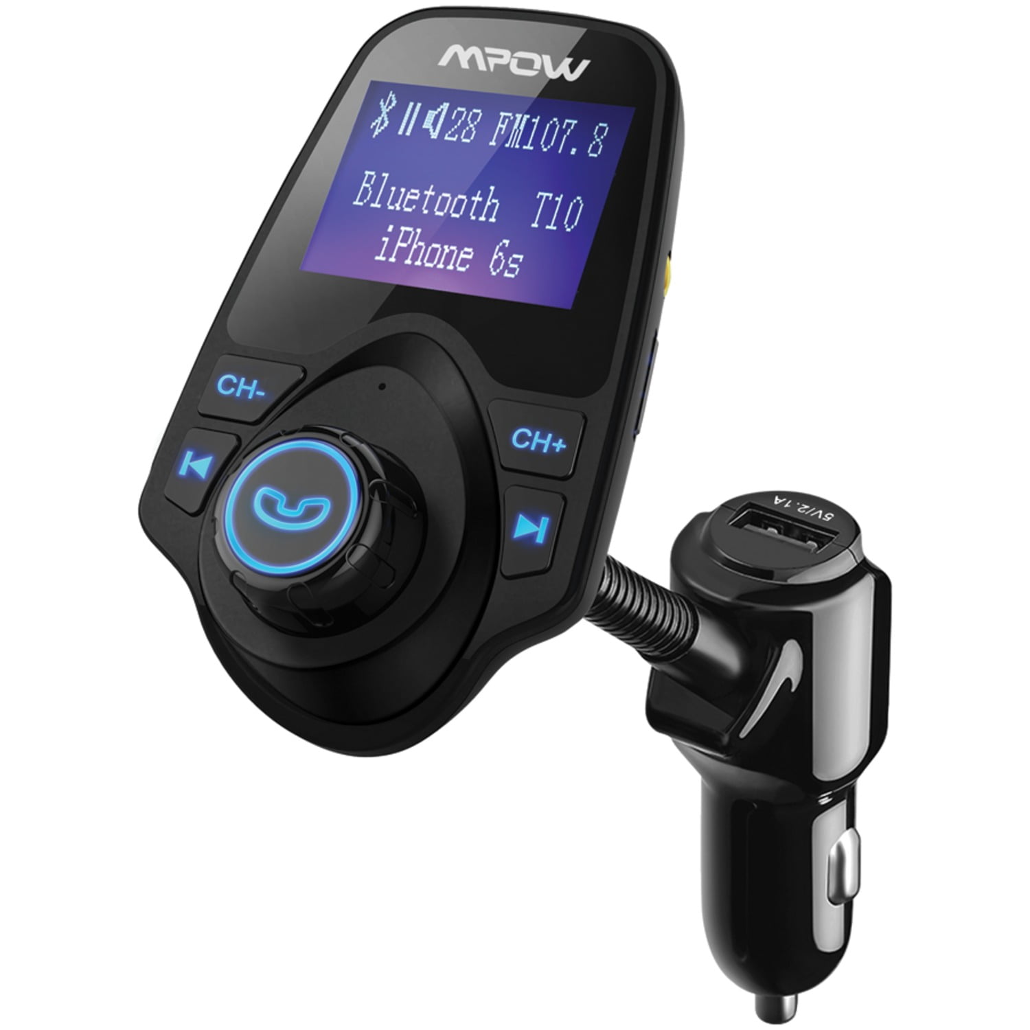 Wireless Bluetooth FM Transmitter Radio MP3 Player Kit Car USB Charger UK 