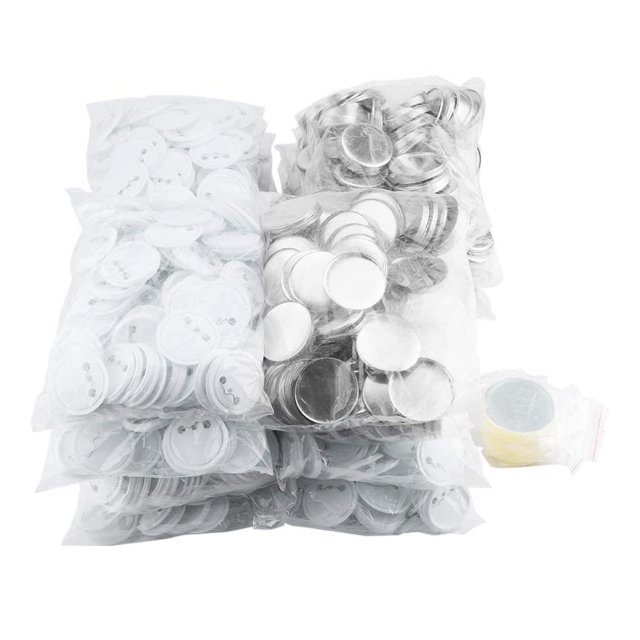 1000 piezas de botón de insignia de Pin en blanco DIY de 58mm, consumibles para Pro Button Maker