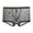 Black, variant on Men Boxer Underwear Summer Ultra Thin Perspective Mesh Yarn Shorts Briefs Mid-rise U-Convex Panties