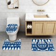 thumbnail image 2 of Juego de alfombras de baño de 3 piezas del equipo Colts Alfombra antideslizante para baño de 24 x 16 pulgadas, 2 of 7